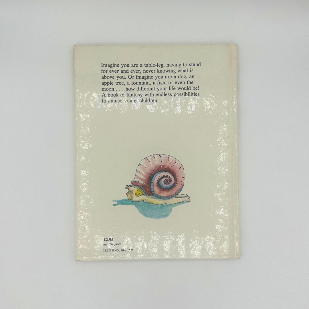 Rear side of the English translation of the Helen Heime book Imagine If...