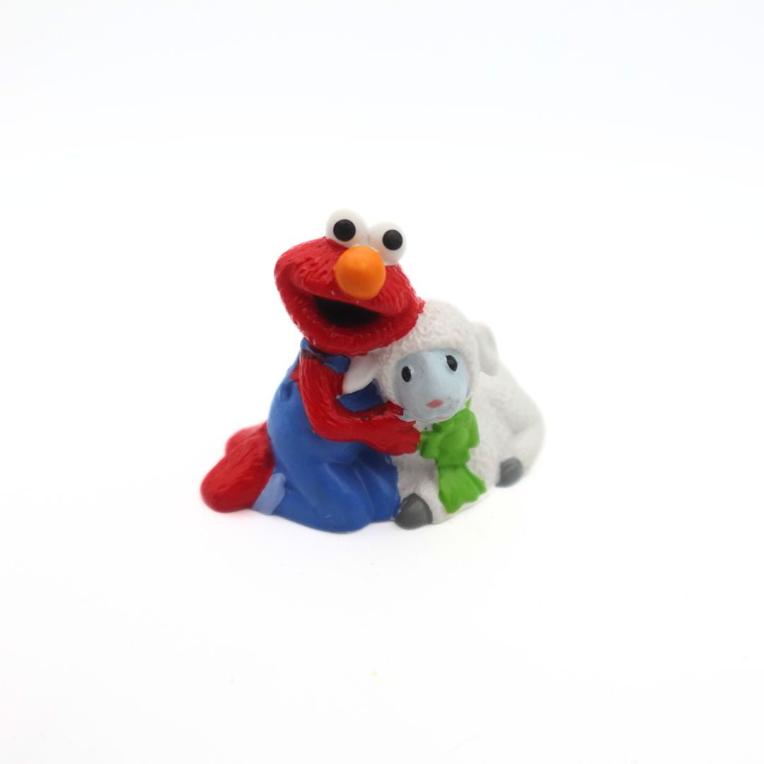 1993 Elmo and Sheep PVC Figure