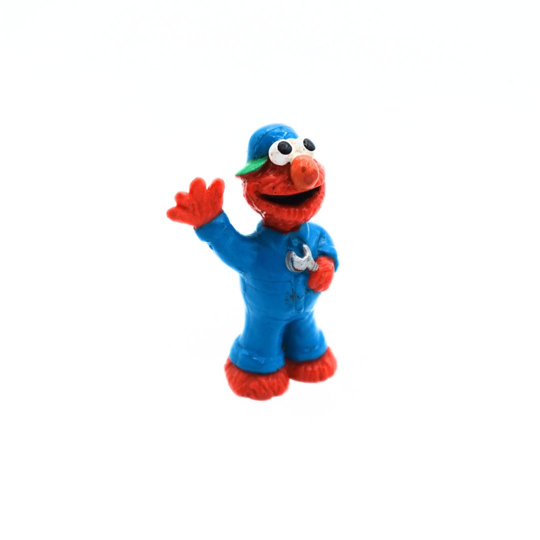 80's Sesame Street Elmo Mechanic Figure