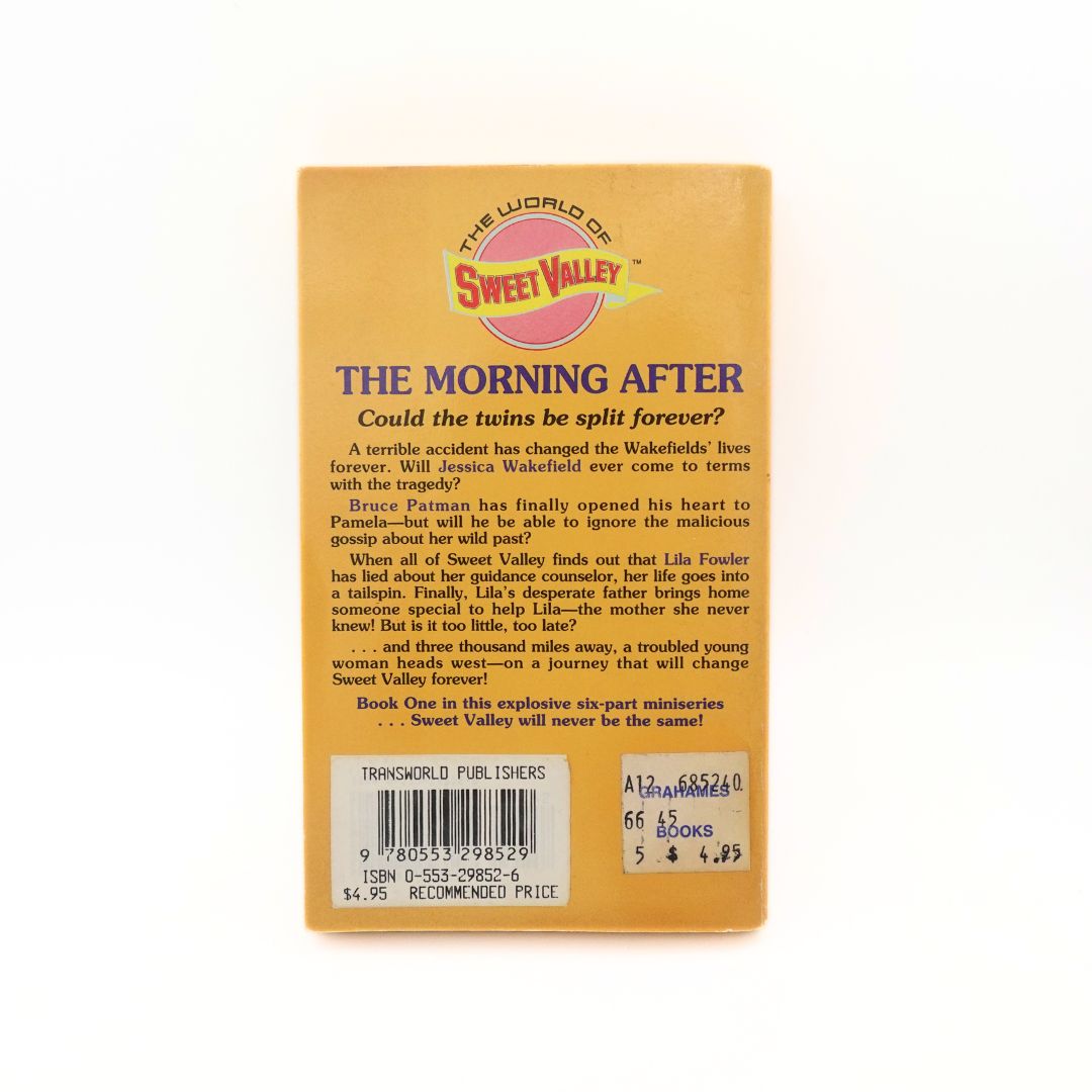 1993 Sweet Valley High The Morning After Paperback