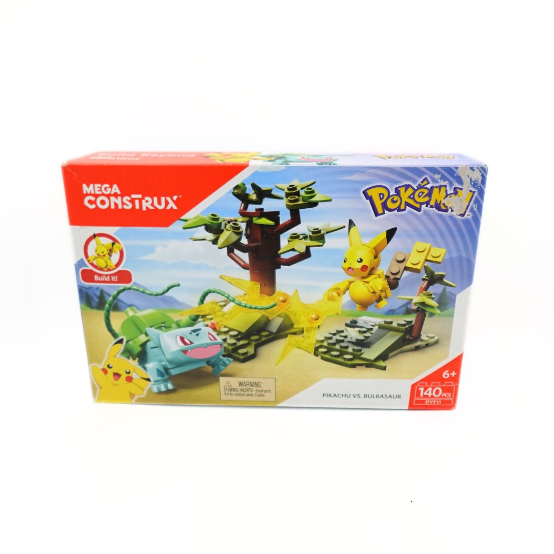 Pokemon Mega Construx Pikachu vs. Bulbasaur