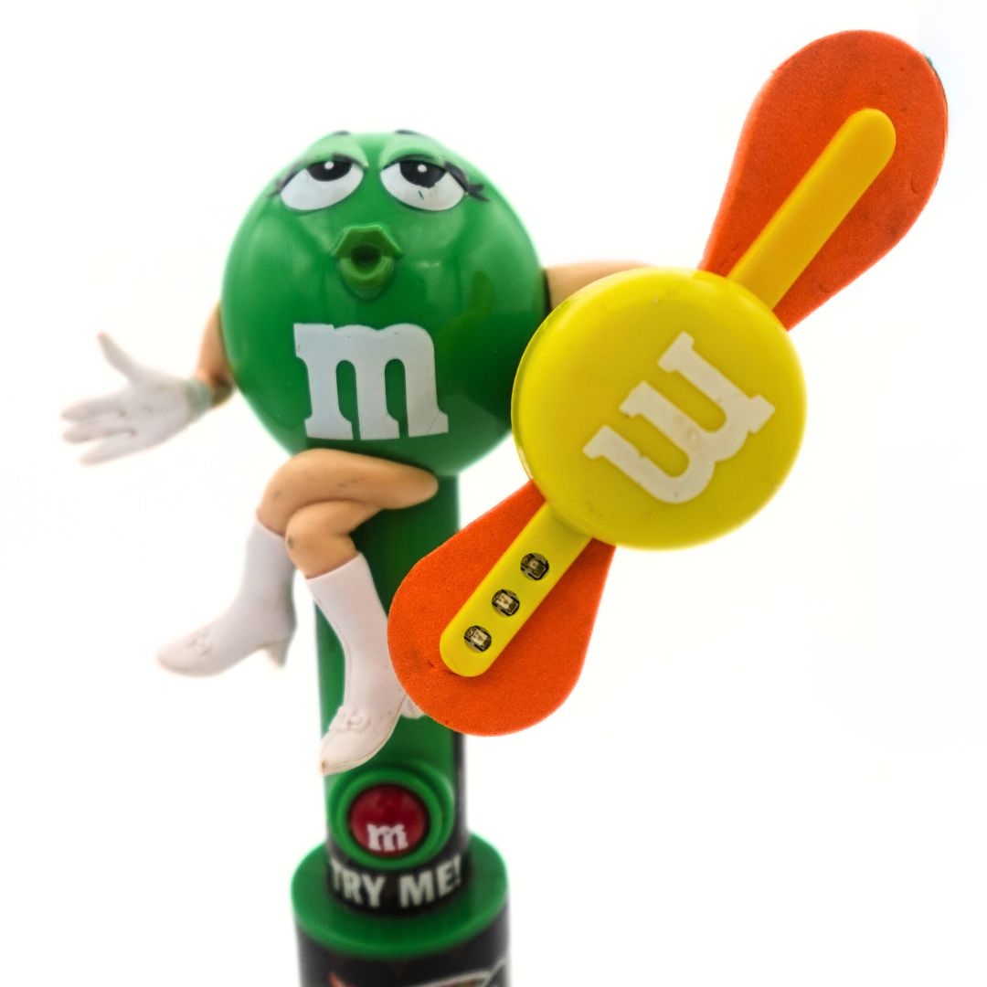 2007 M&M's Green Candy Fan