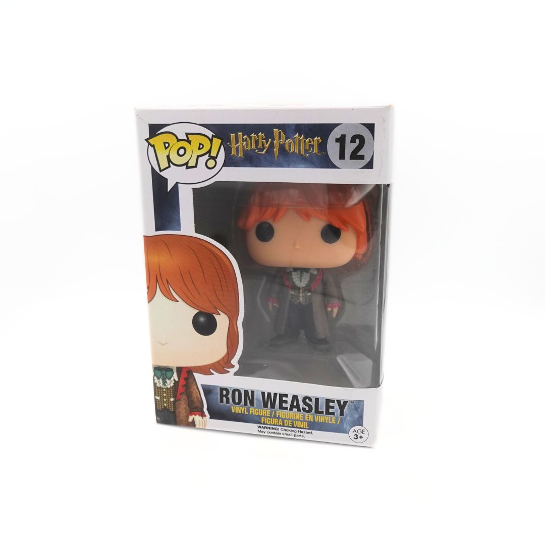 Front photo of the Pop Vinyl Funko Pop Ron Weasley 12 as a teenager in the box