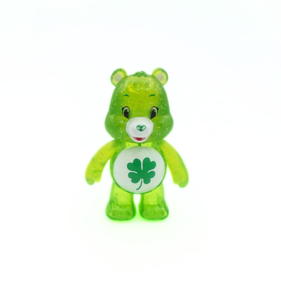 Translucent Glitter Good Luck Shamrock Care Bear