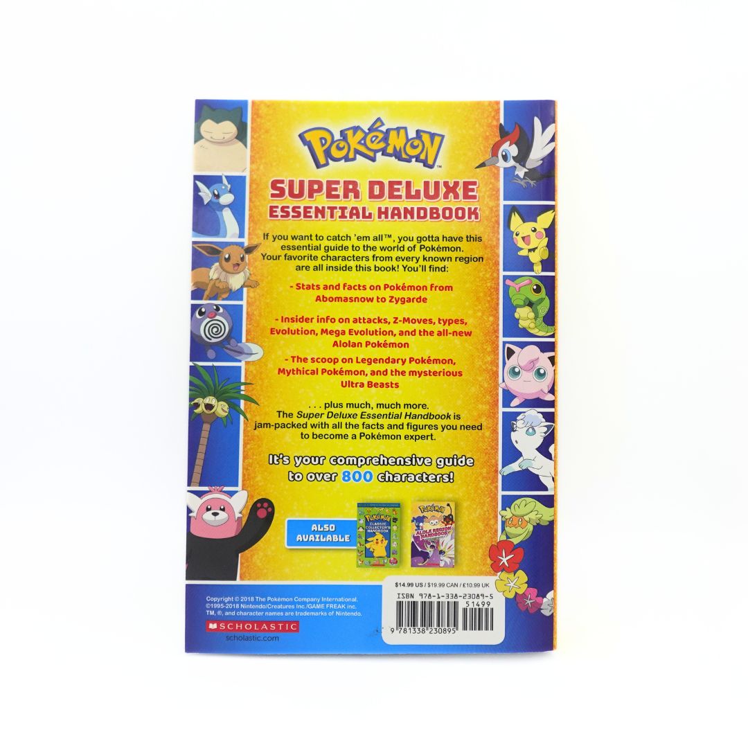 2018 Pokemon Super Deluxe Essential Handbook