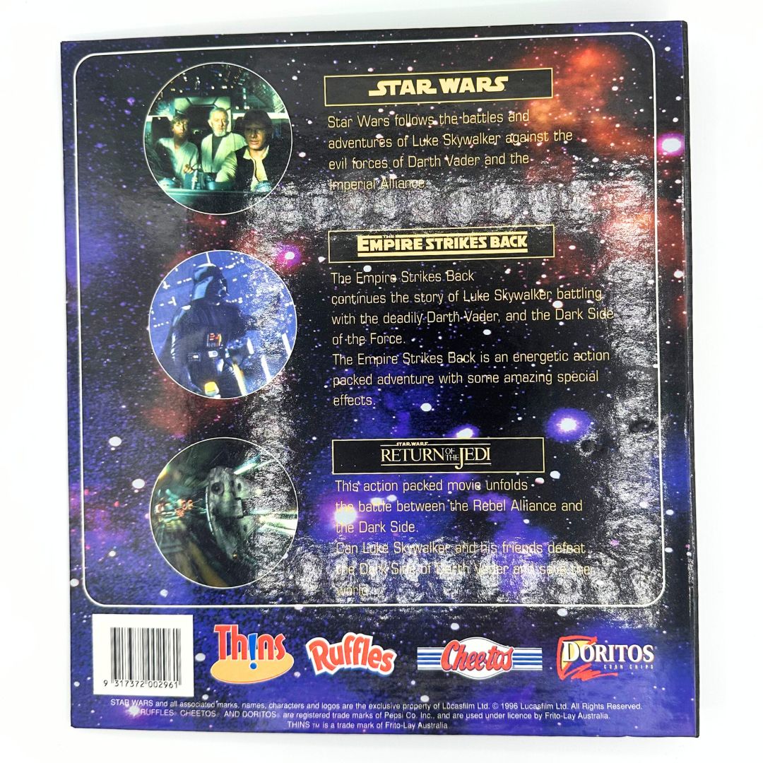 Star Wars Tazos in Collectors Album