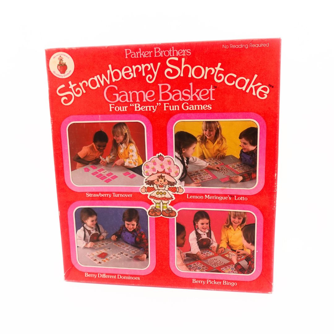 1981 Strawberry Shortcake Game Basket