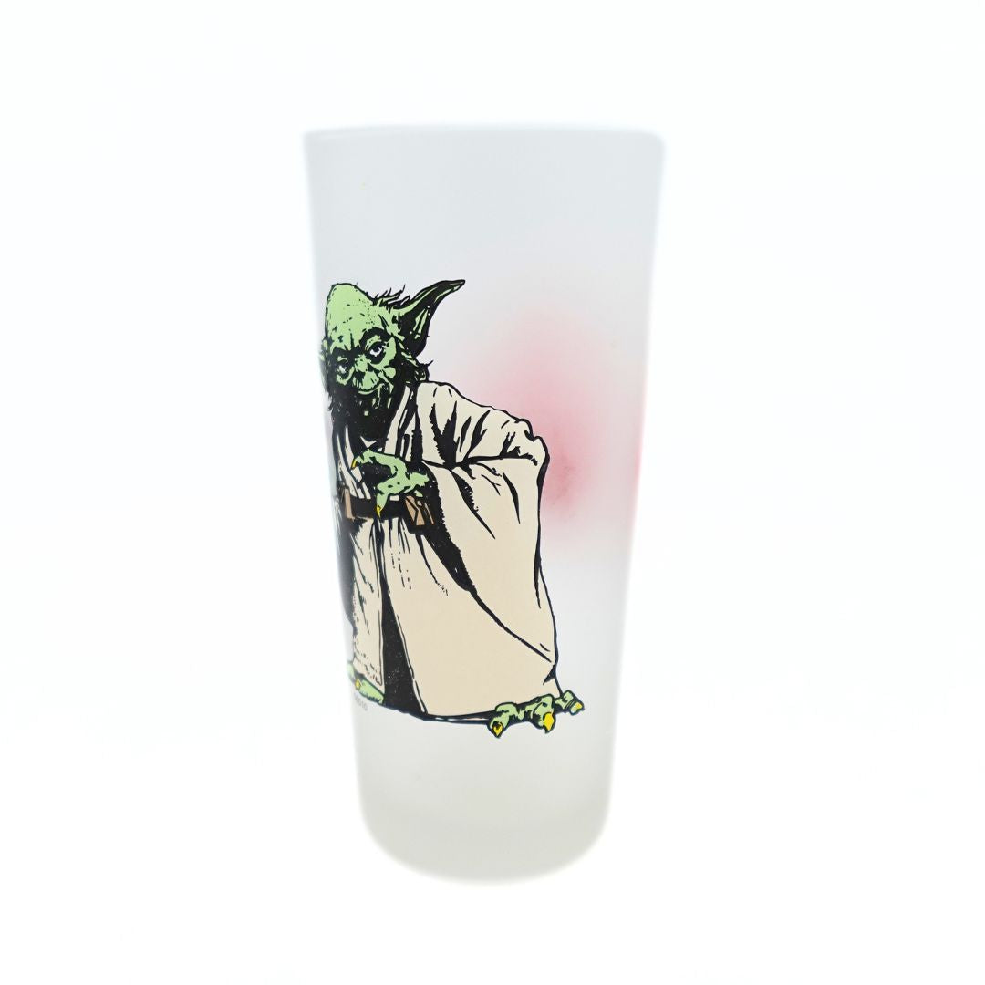 1996 Star Wars Frosted Yoda Glass