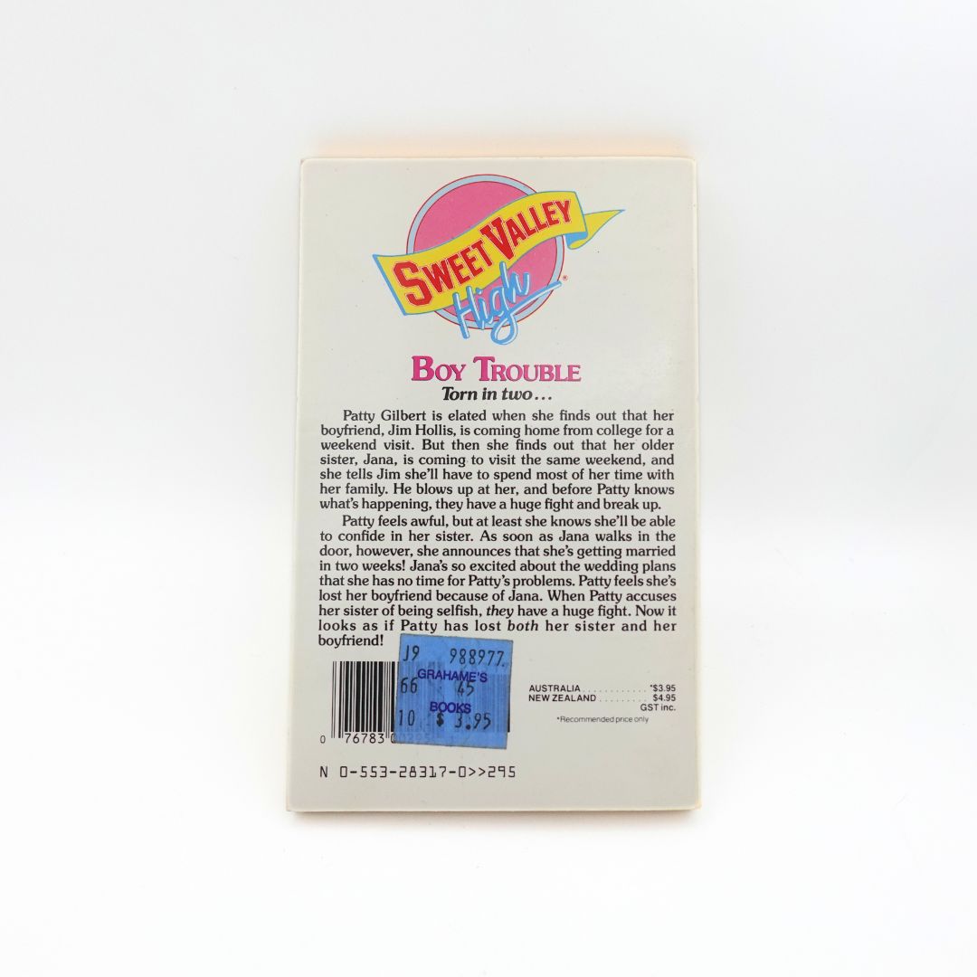 1990 Sweet Valley High Boy Trouble