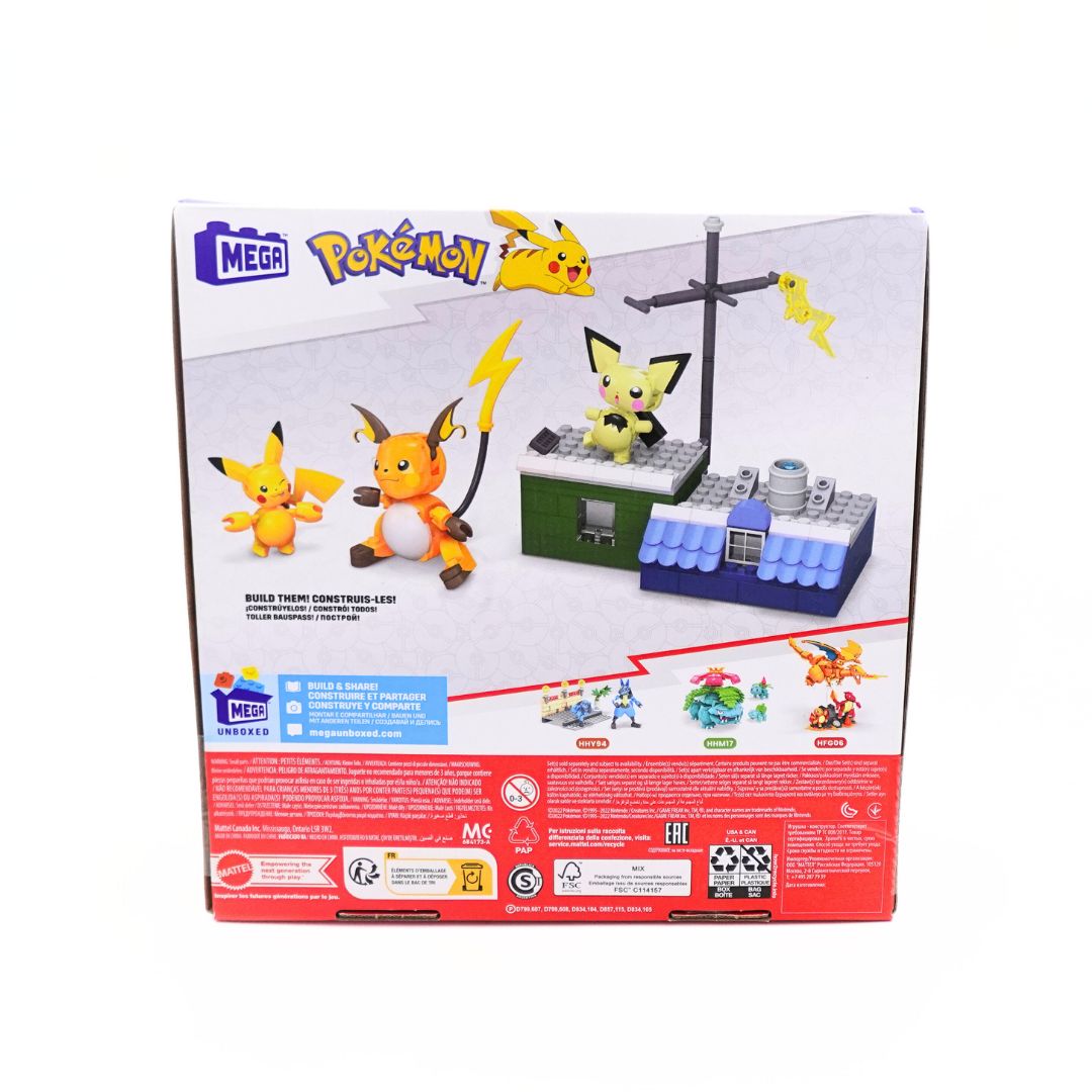 Mega Pokemon Pikachu Evolution Set