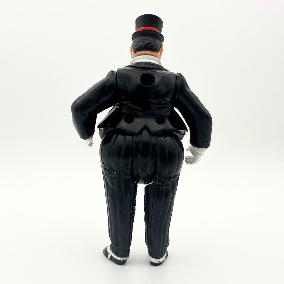 Back of a vintage DC Penguin figurine