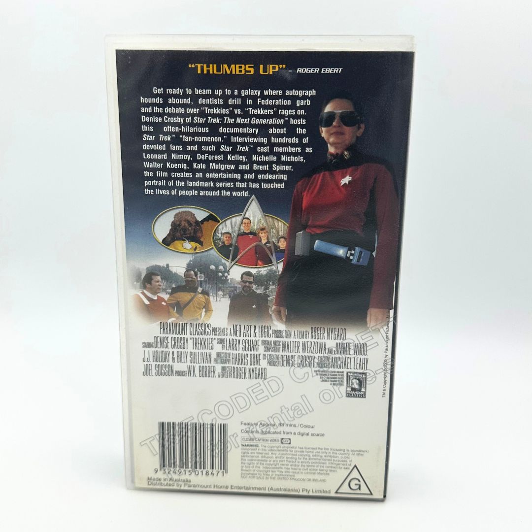 Rare Timecoded Preview Trekkies VHS