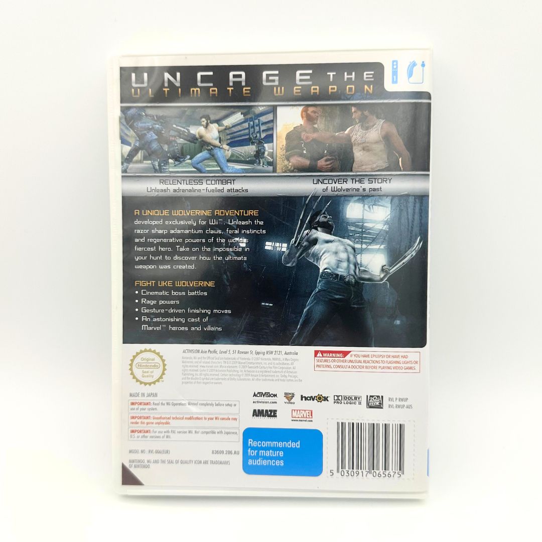 Wolverine Wii Game