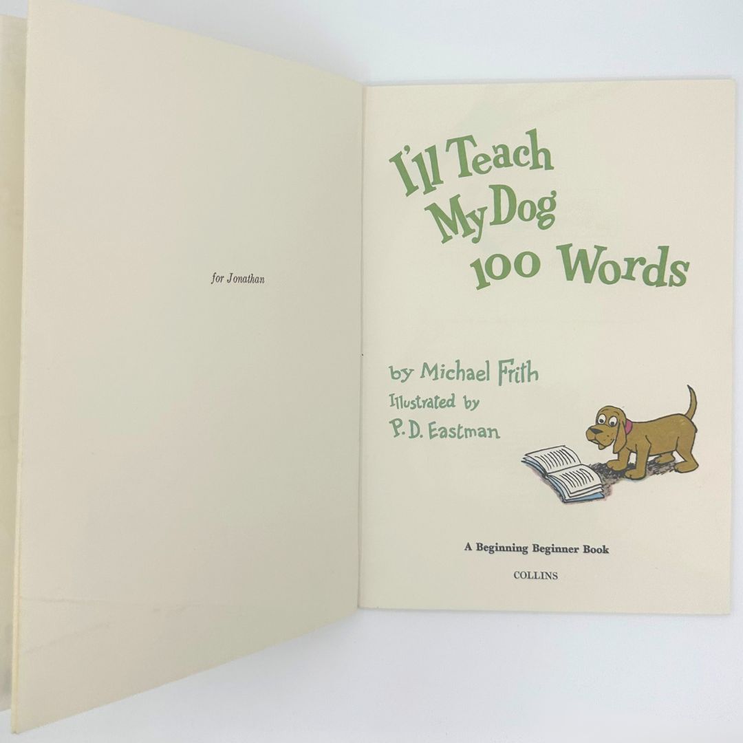 Michael Frith I'll Teach My Dog 100 Words