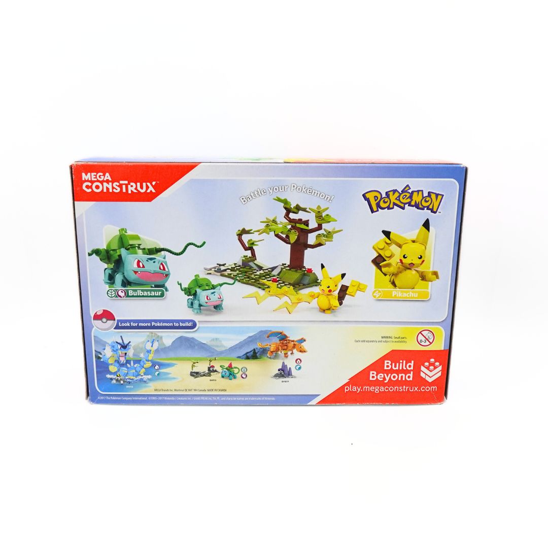 Pokemon Mega Construx Pikachu vs. Bulbasaur