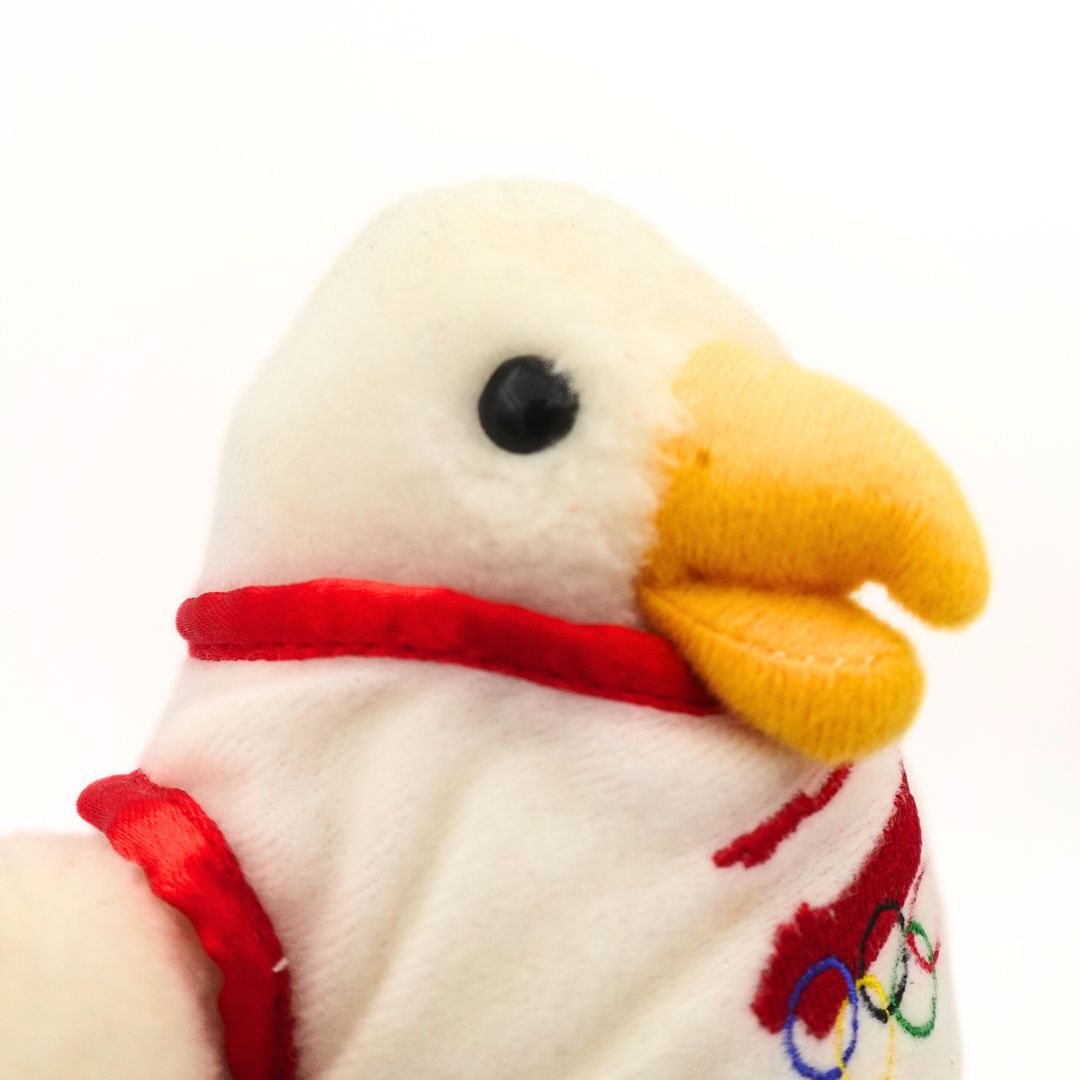 Olympics Mascot Polish White Eagle Plush