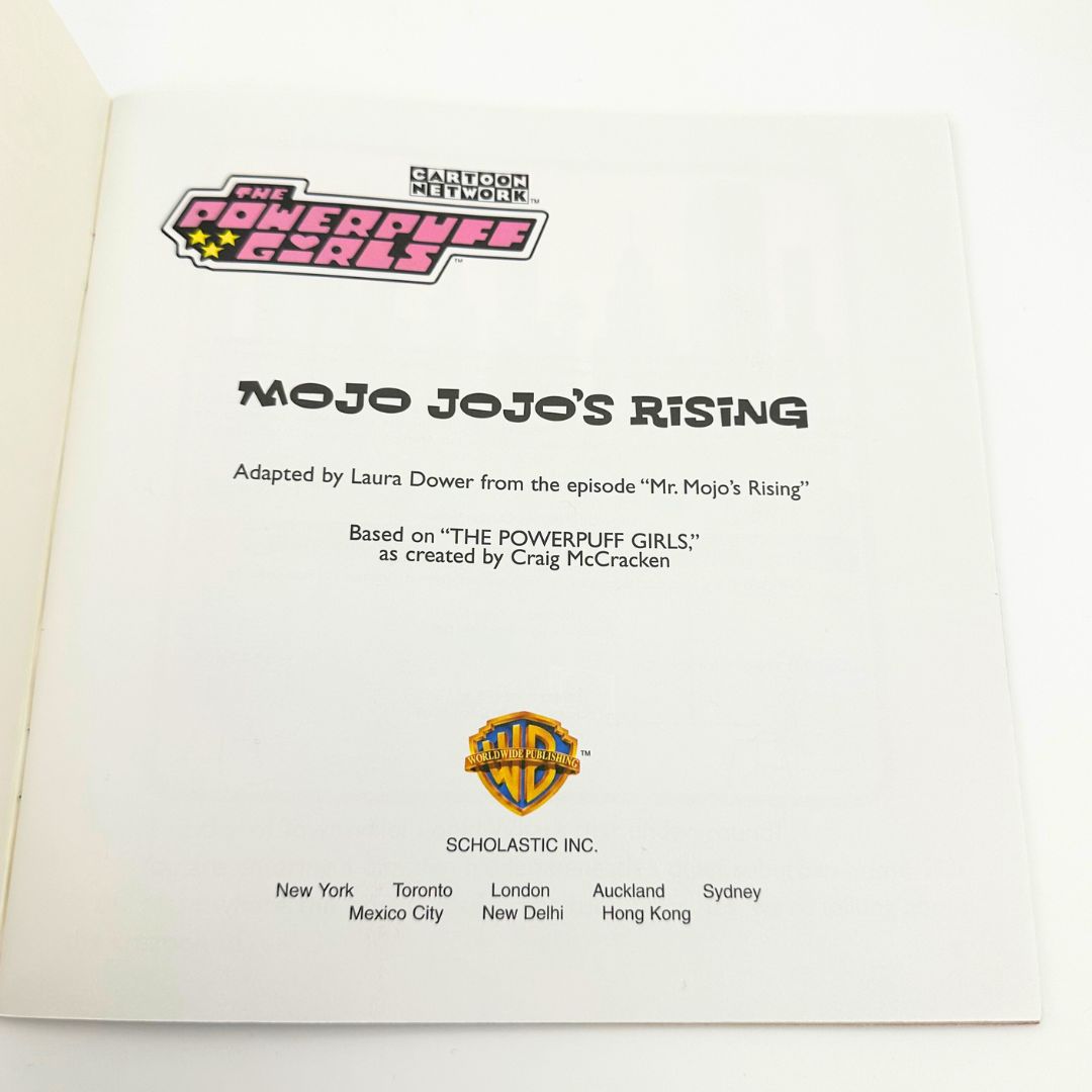 2000 The Powerpuff Girls Mojo Jojo's Rising Book