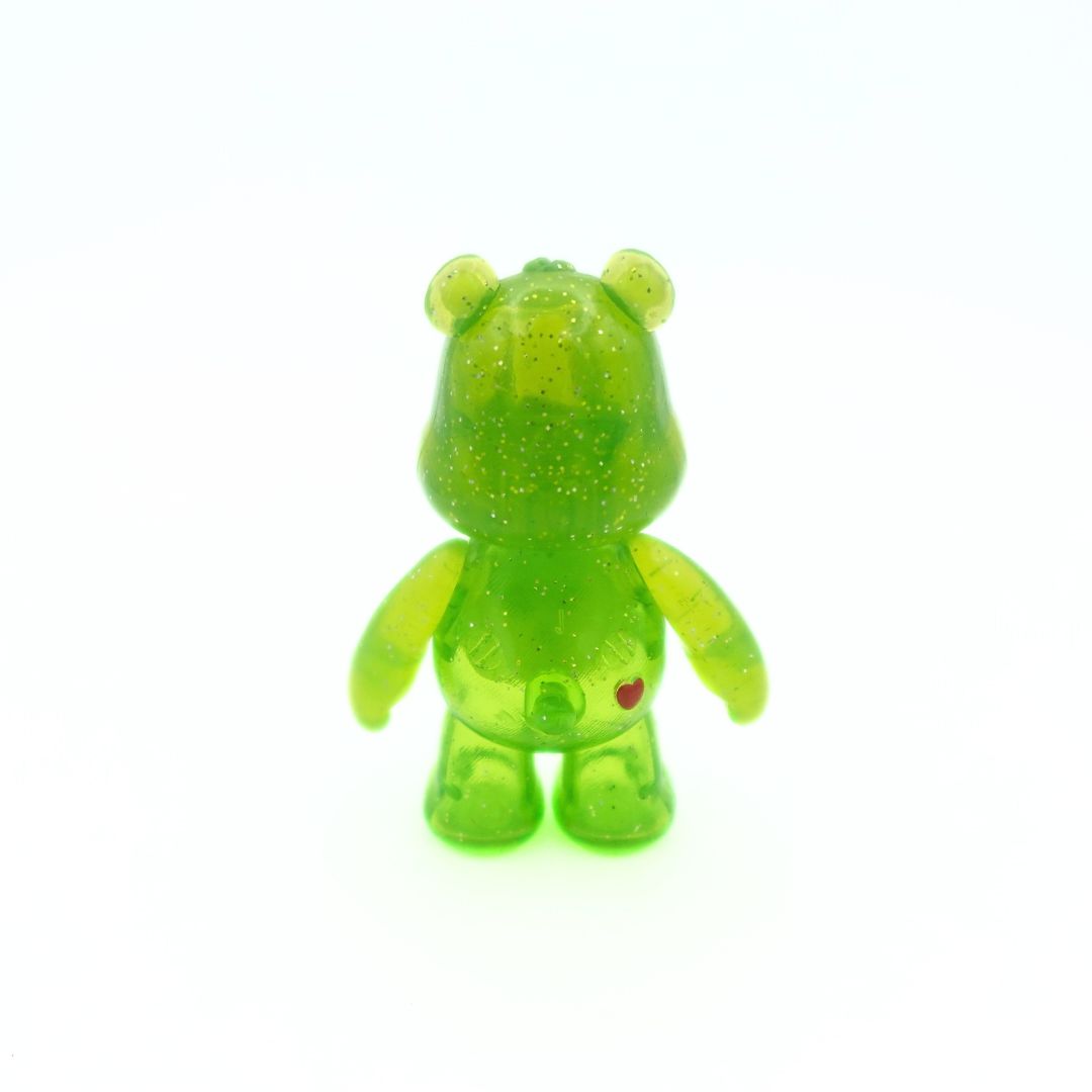 Translucent Glitter Good Luck Shamrock Care Bear