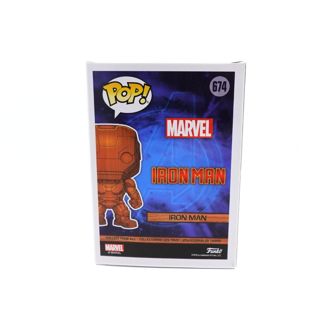 Iron Man 674 Special Wood-Look Edition Funko Pop