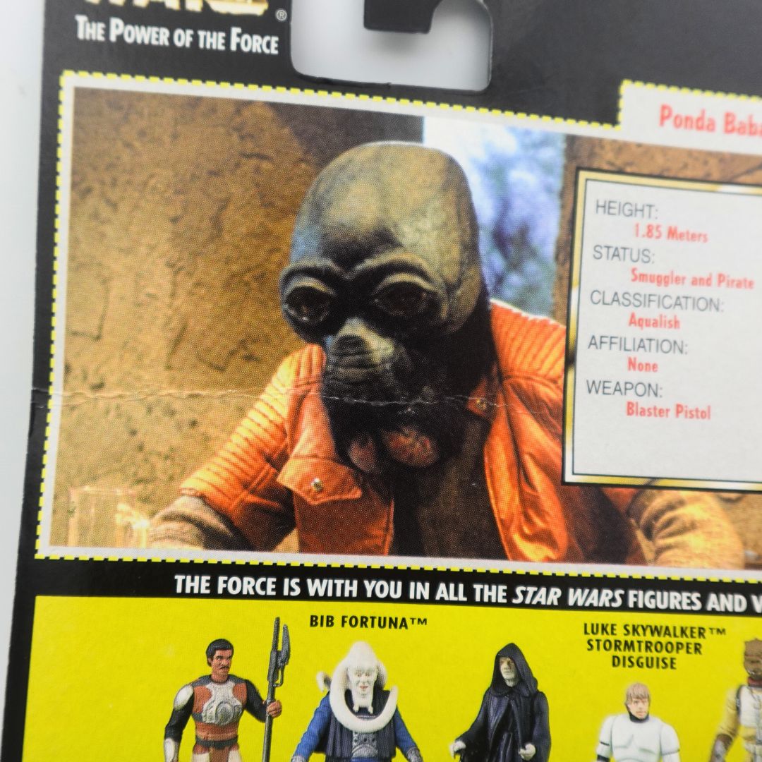 1996 Star Wars Ponda Baba Figure on Card