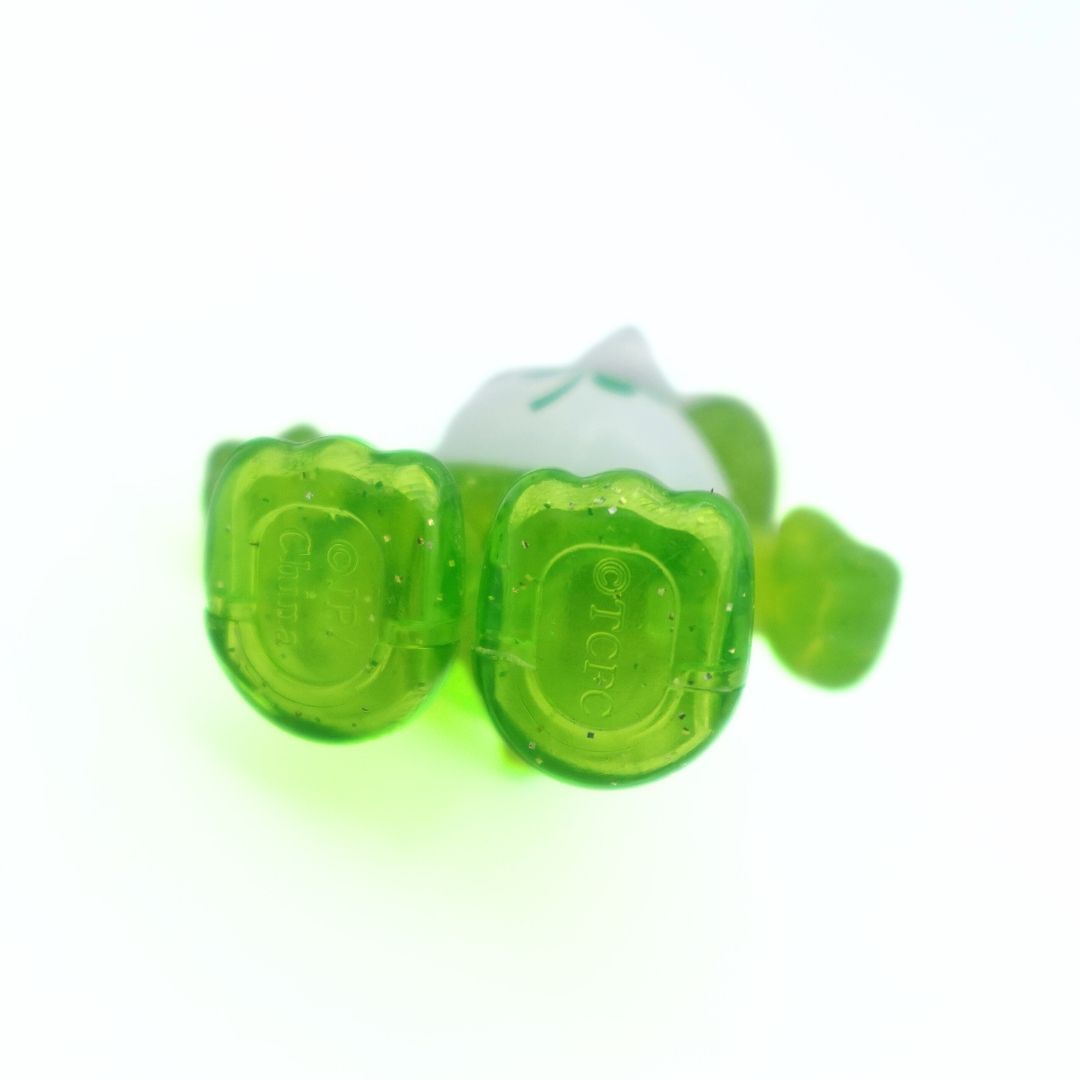 Translucent Glitter Good Luck Shamrock Care Bear