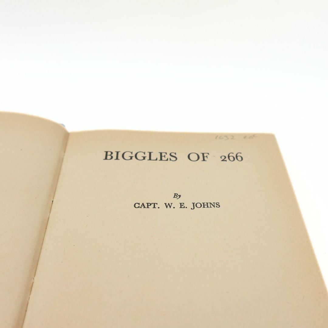 1961 Biggles of 266 Hardcover