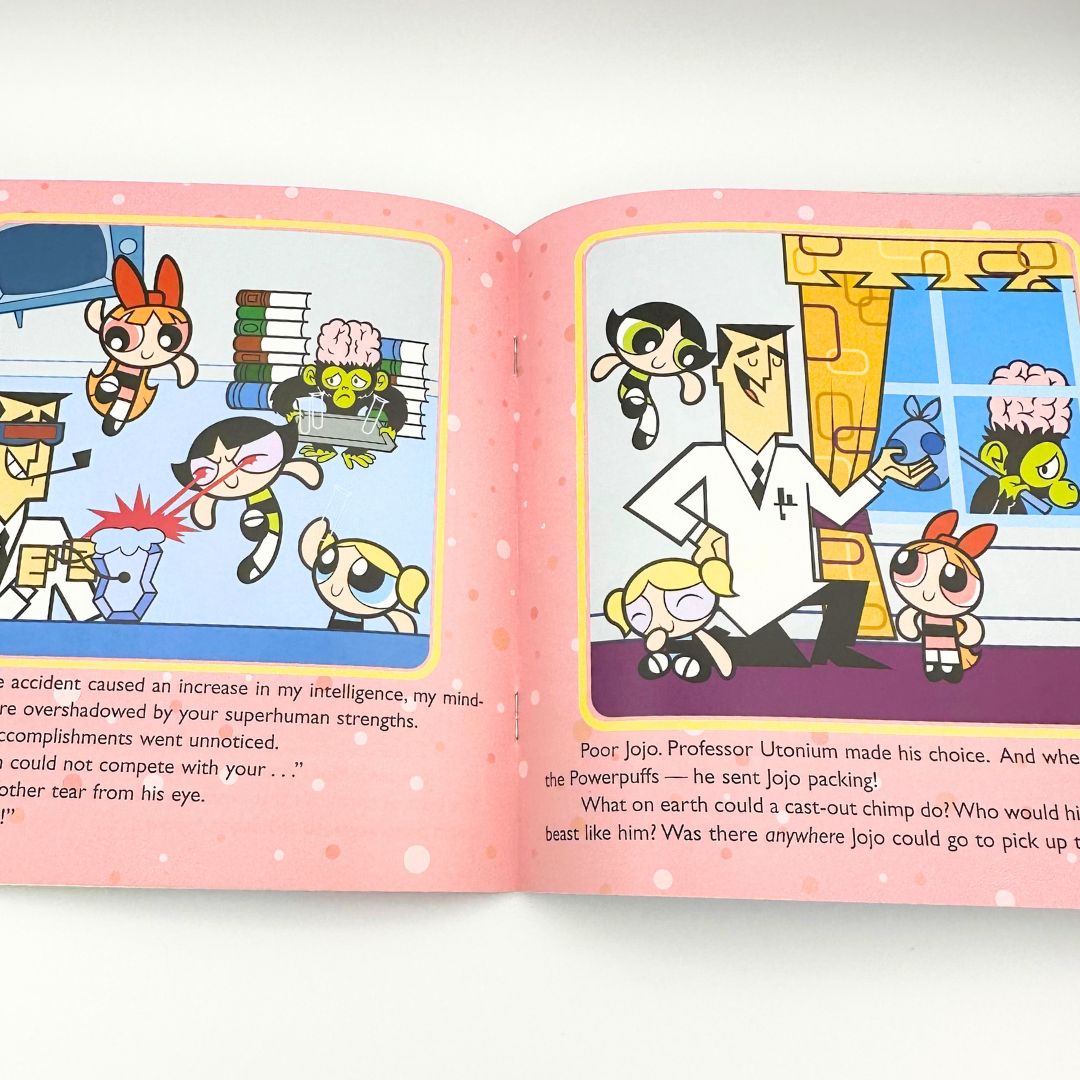 2000 The Powerpuff Girls Mojo Jojo's Rising Book