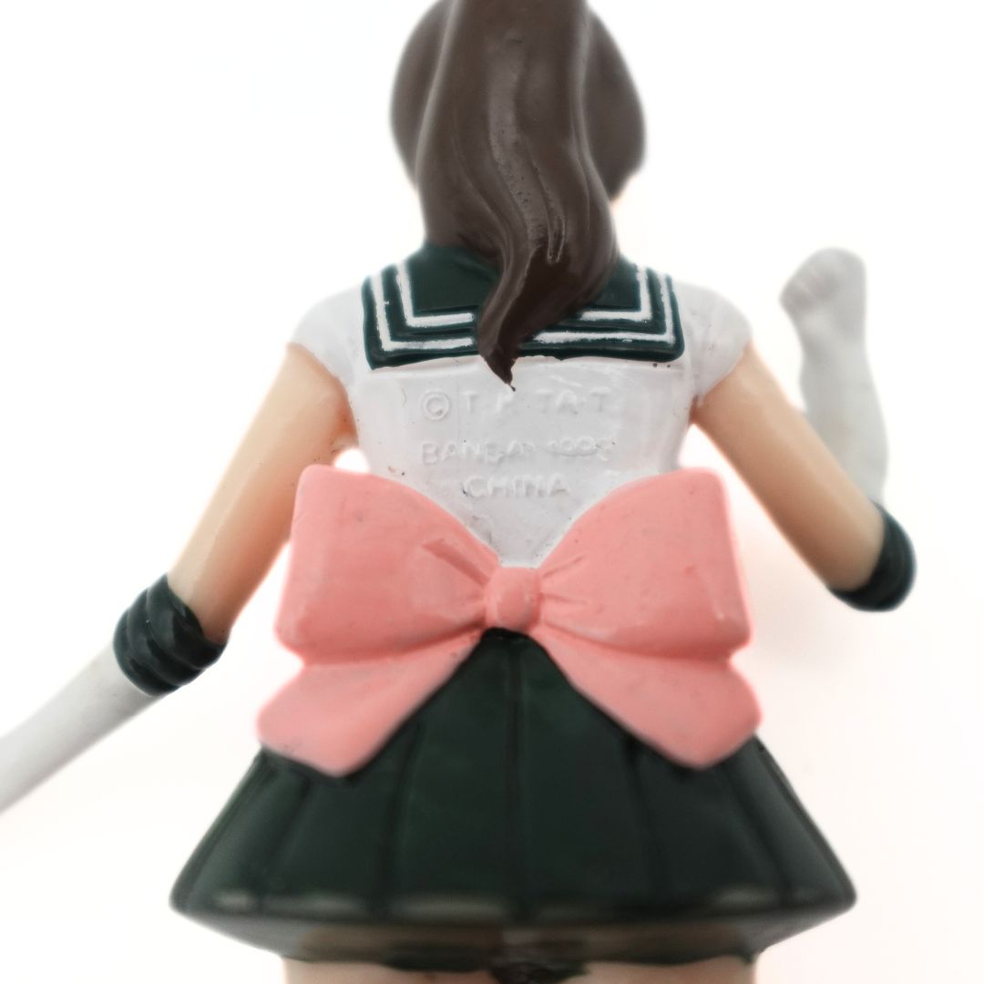 Rear side of Sailor Jupiter toy showing brand and copyright information