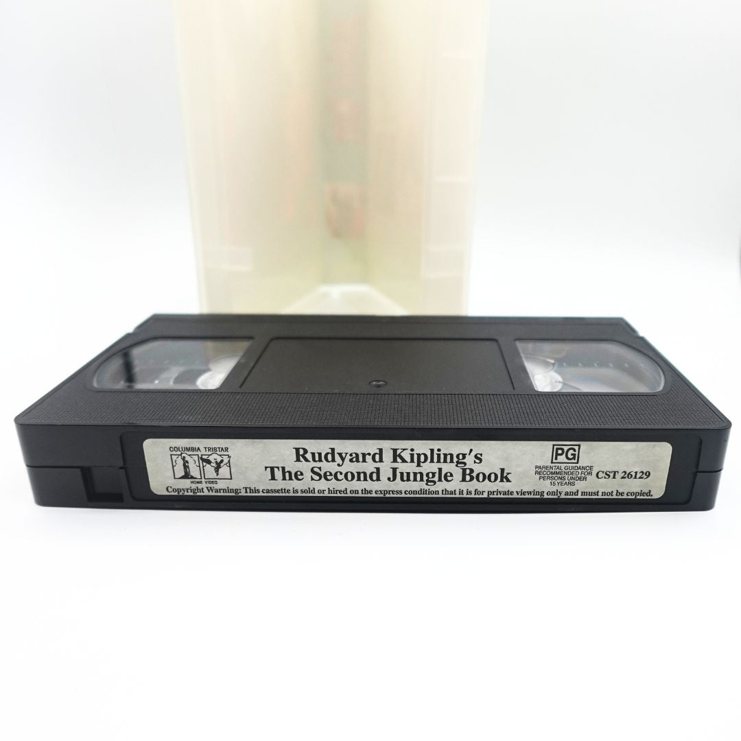 VHS tape for Rudyard Kiplings The Second Jungle Book