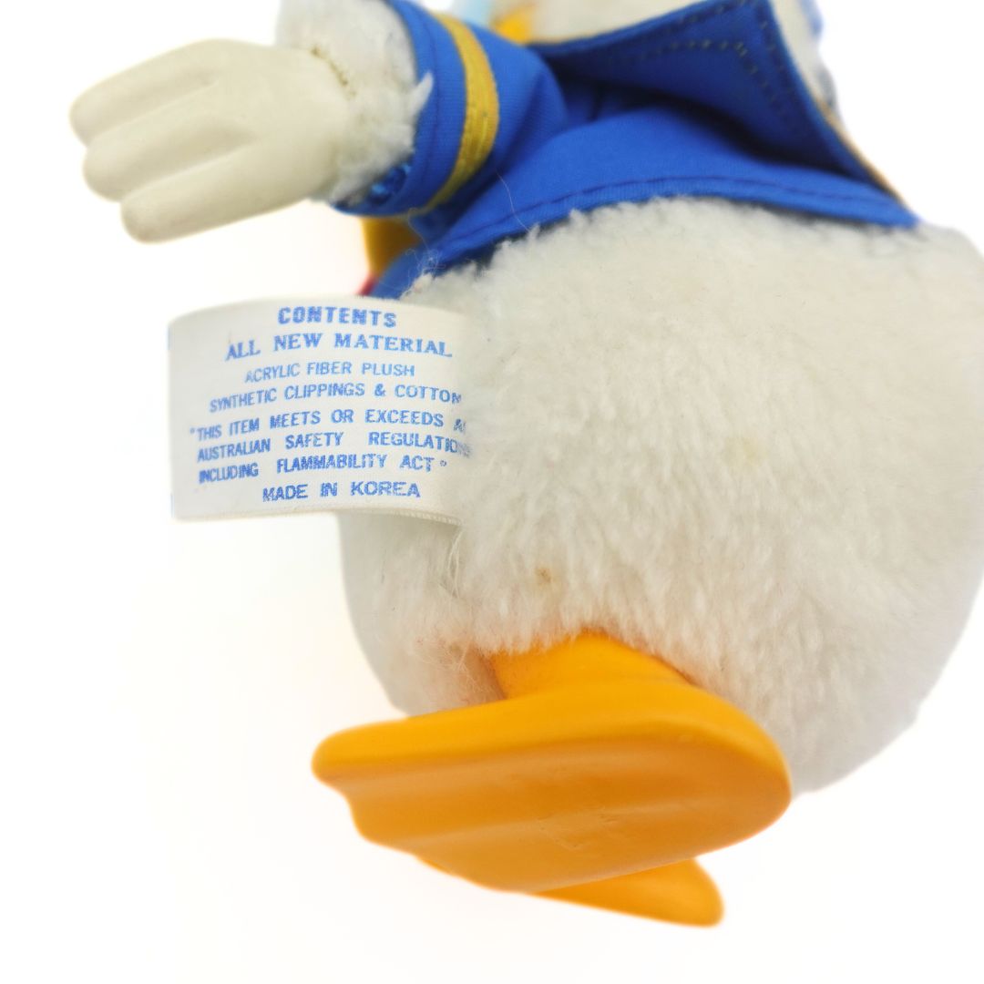 1980 Walt Disney Donald Duck Sailor Plush