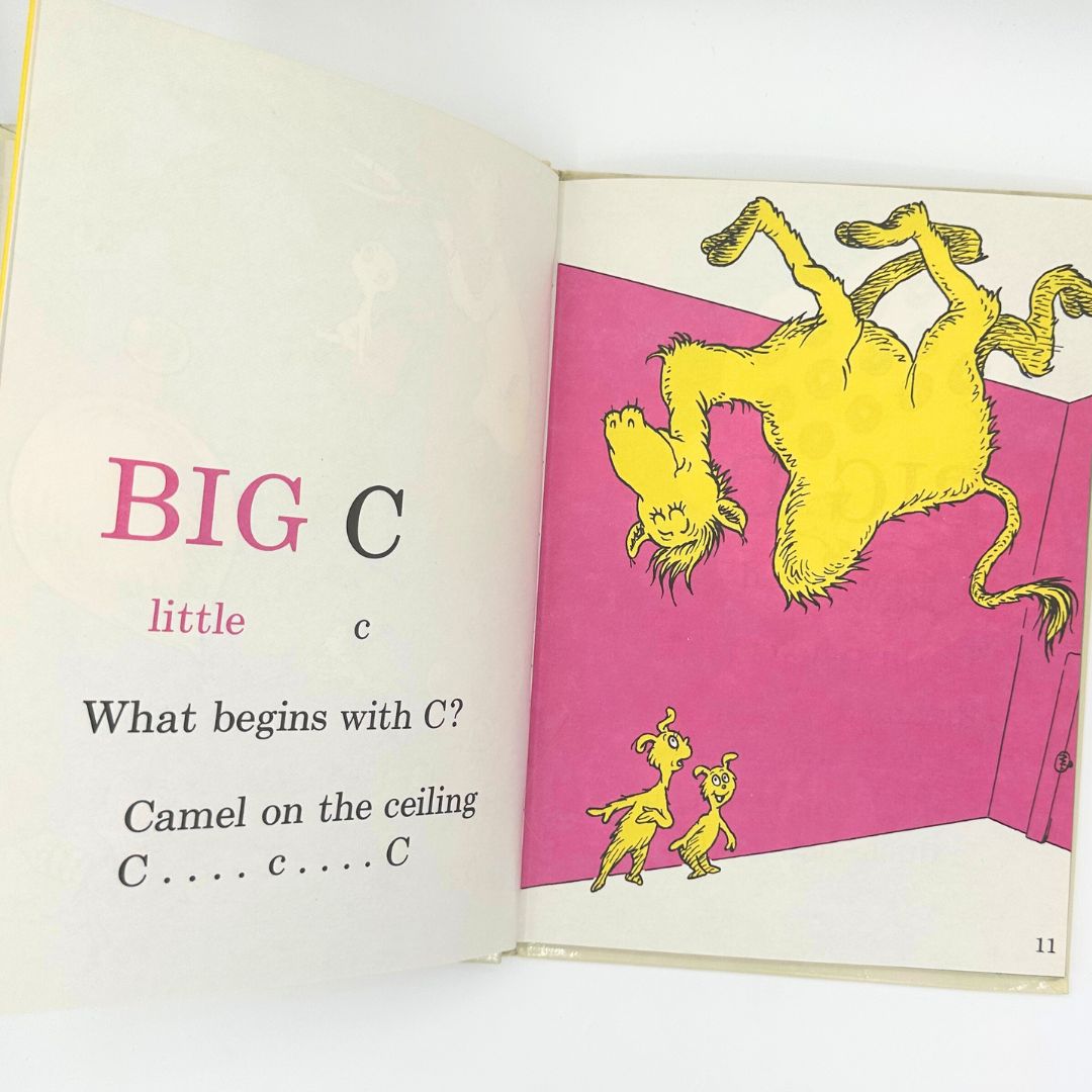 Interior of Dr. Seuss's ABC book on page C