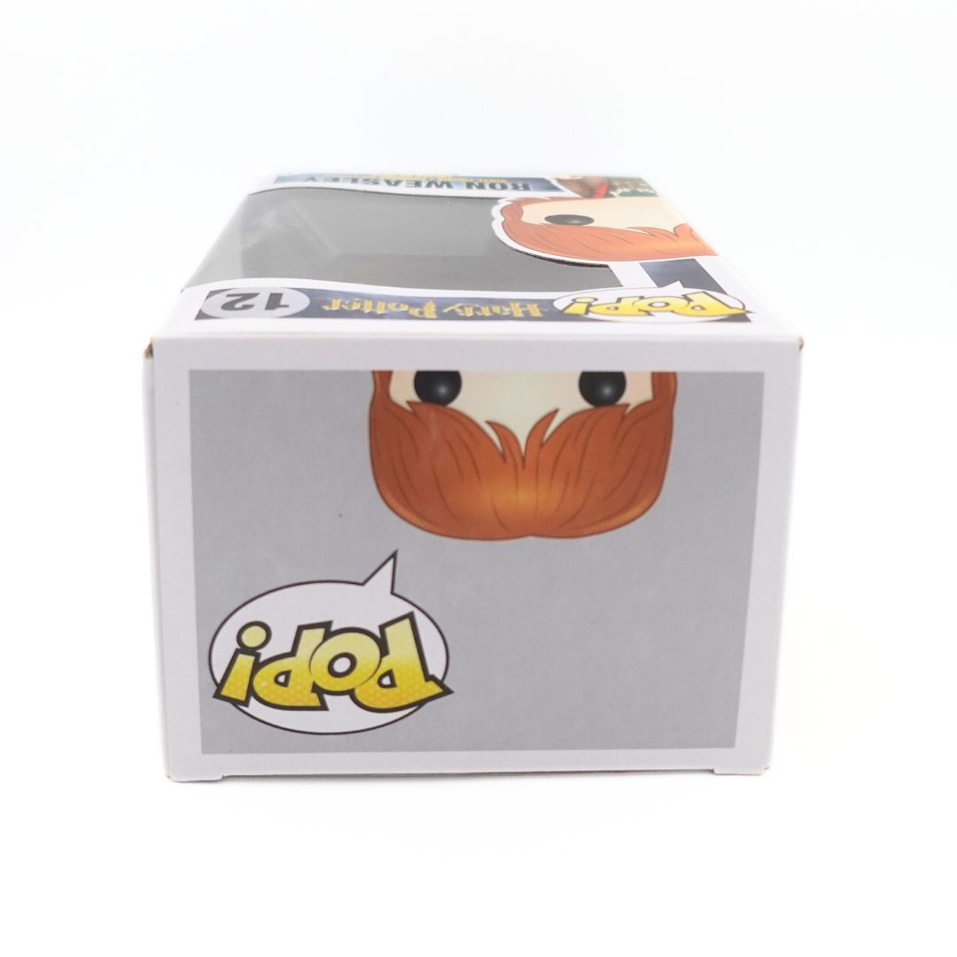 Photo of the top of a Pop Vinyl Funko Pop of Ron Weasley from Harry Potter