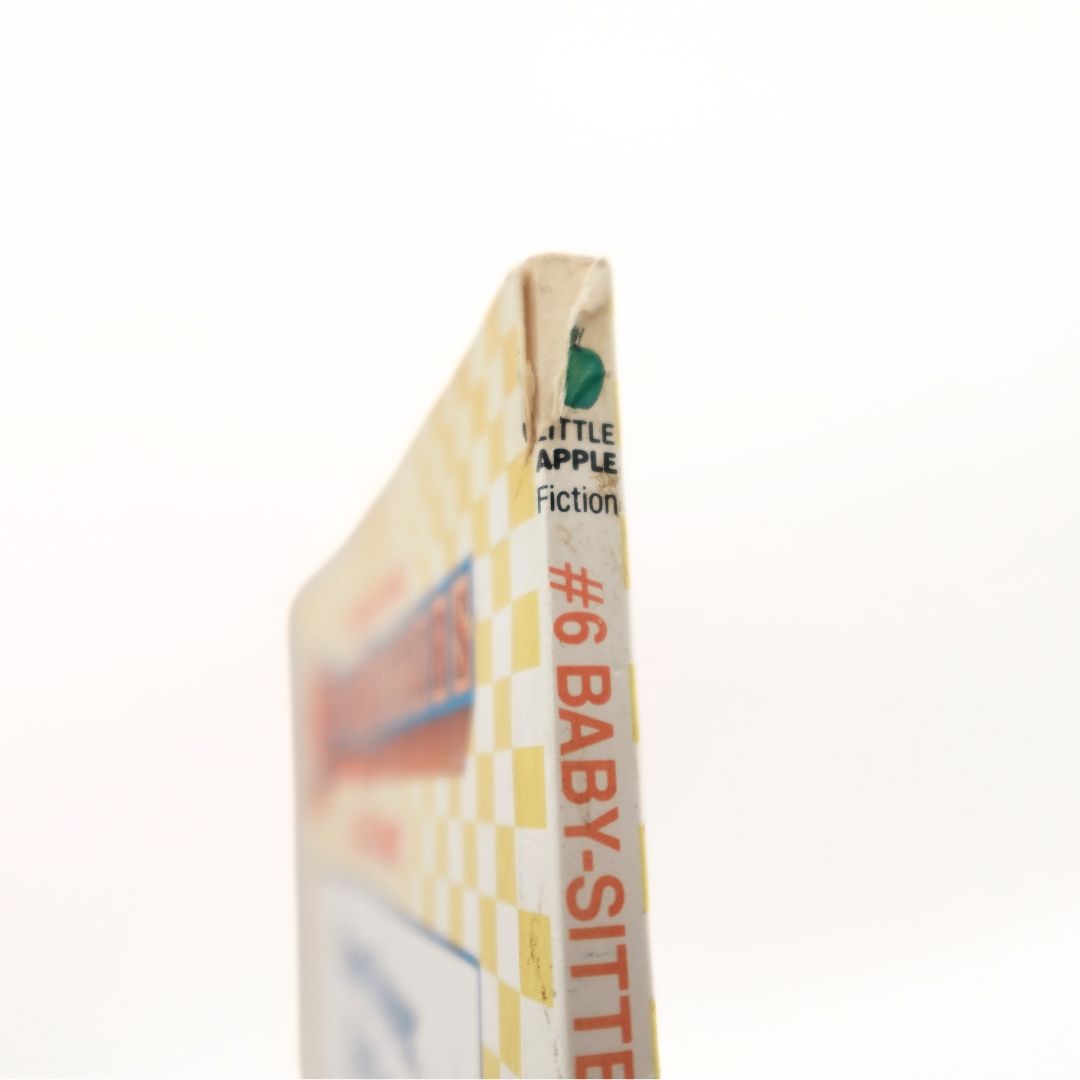 Spine damage to a vintage Babysitters Club book