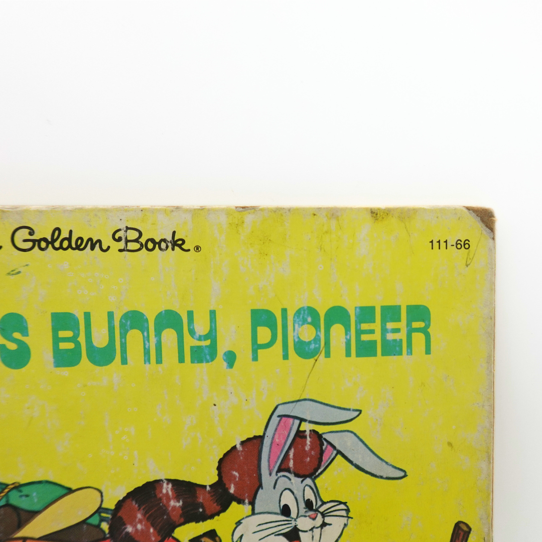 Vintage A Little Golden Book Bugs Bunny, Pioneer