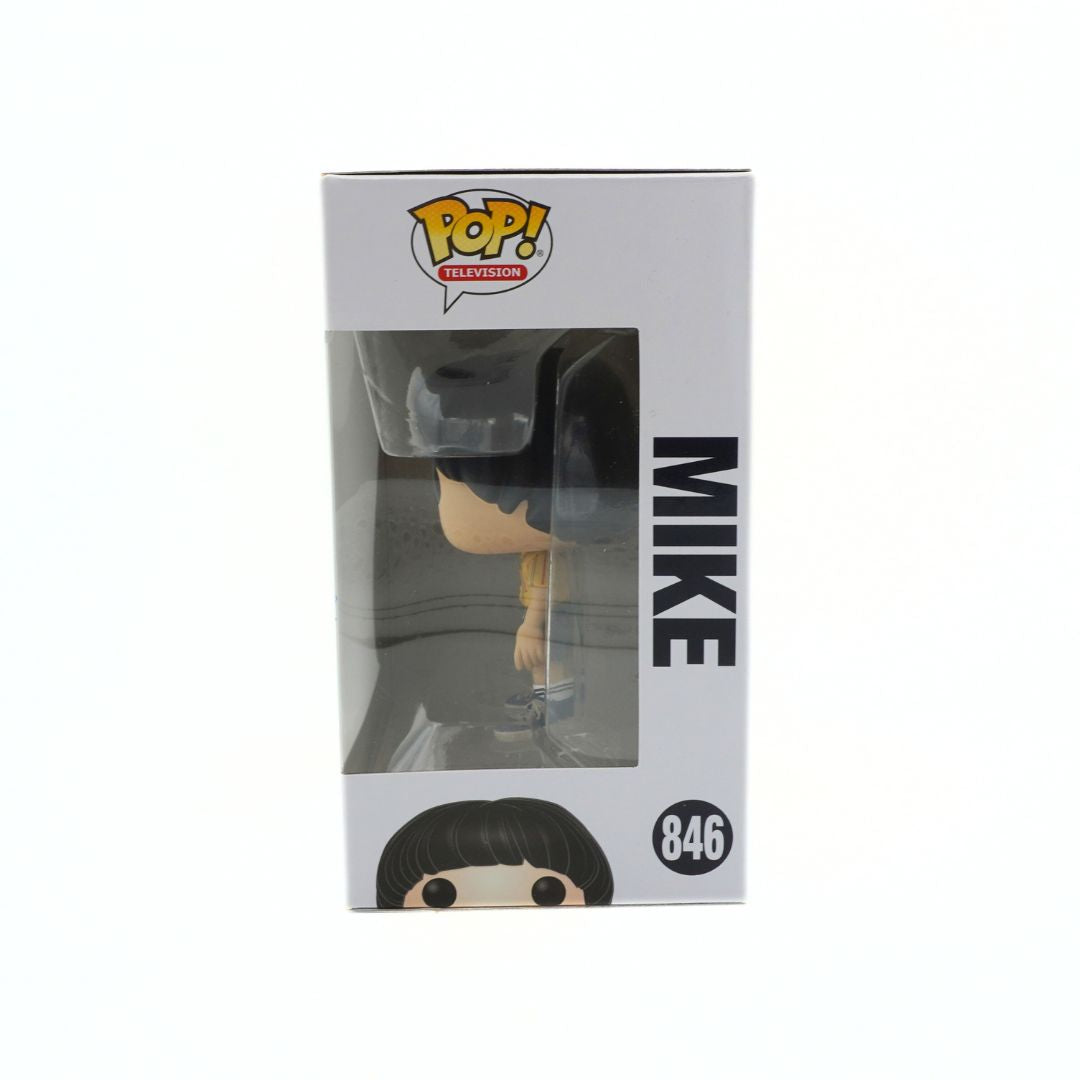 Pop! Television figure packaging with 'MIKE' and number 846 on a white background