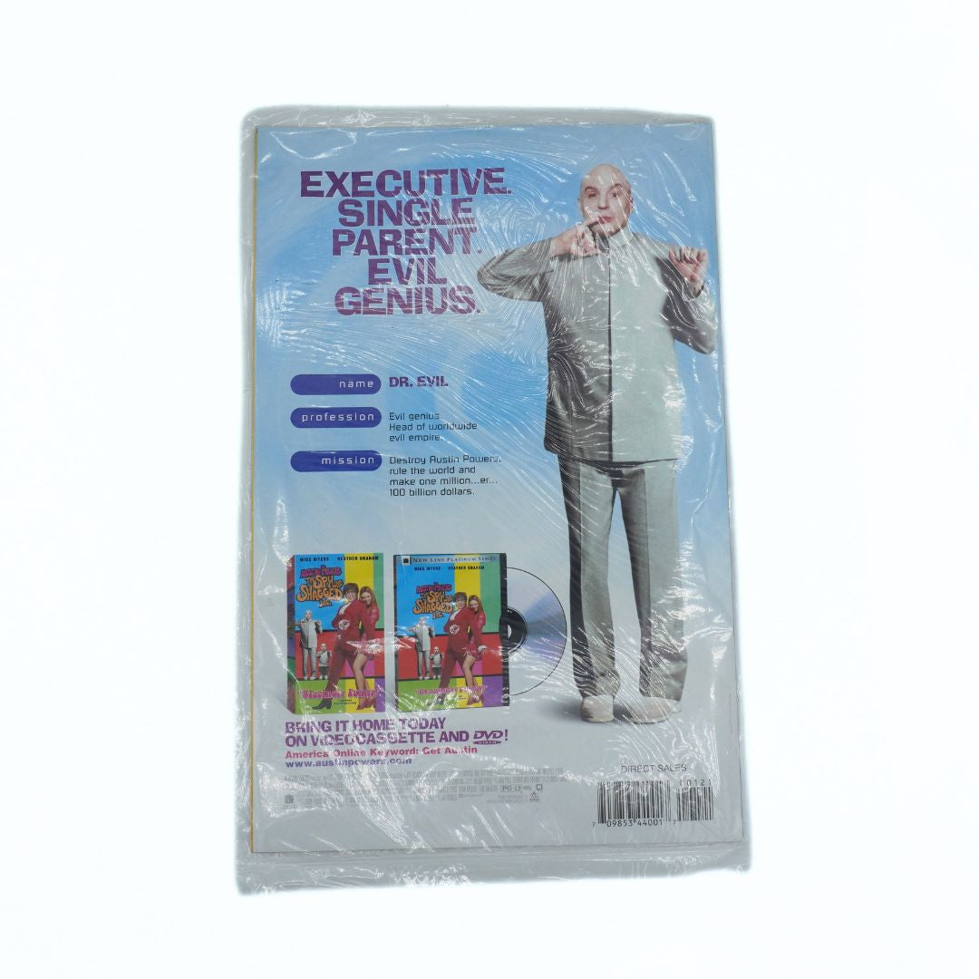 Packaged product with a character and text on a white background