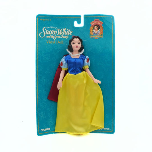 Snow White toy figure in packaging with blue background
