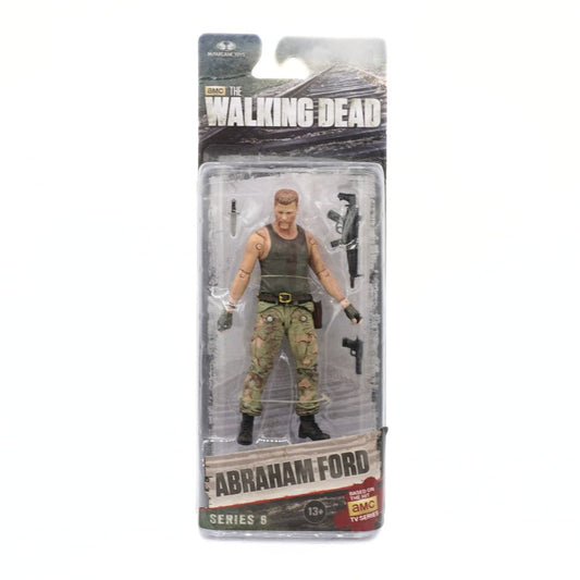 Action figure of Abraham Ford from 'The Walking Dead' in packaging on a white background
