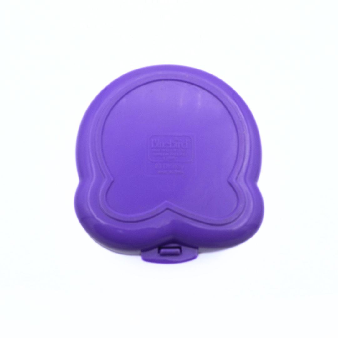 Purple lid with 'Bluebird' branding on a white background