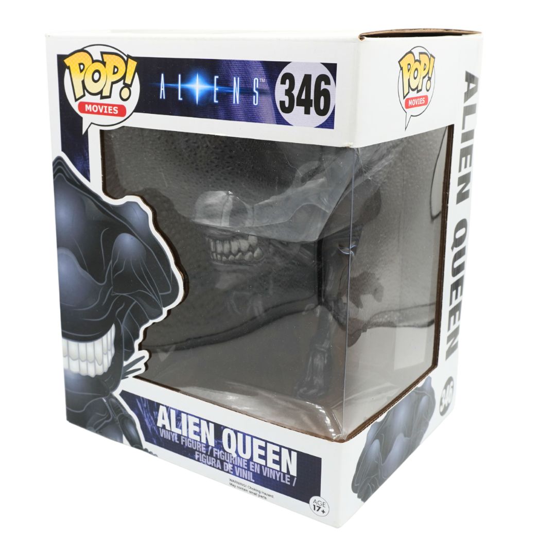Funko Pop! Movies Alien Queen vinyl figure in its original window box packaging, featuring the character number 346.