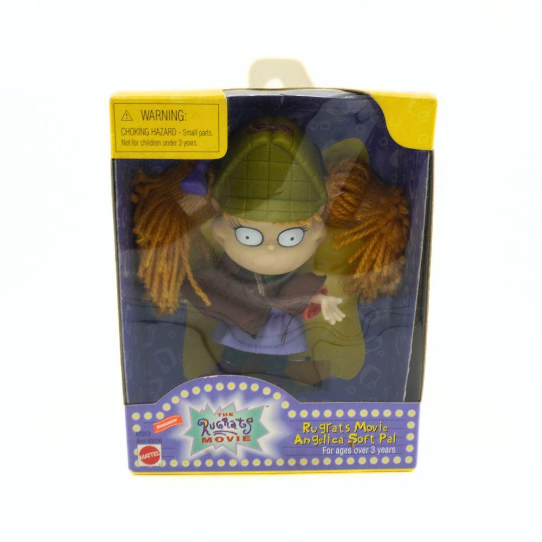 A Soft Pal doll of Angelica released in 1998 alongside the Rugrats Movie inside her original packaging