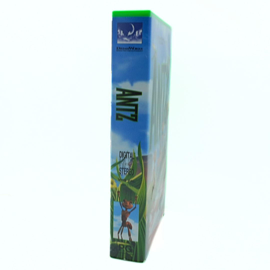 Box of Antz with a character illustration on a white background