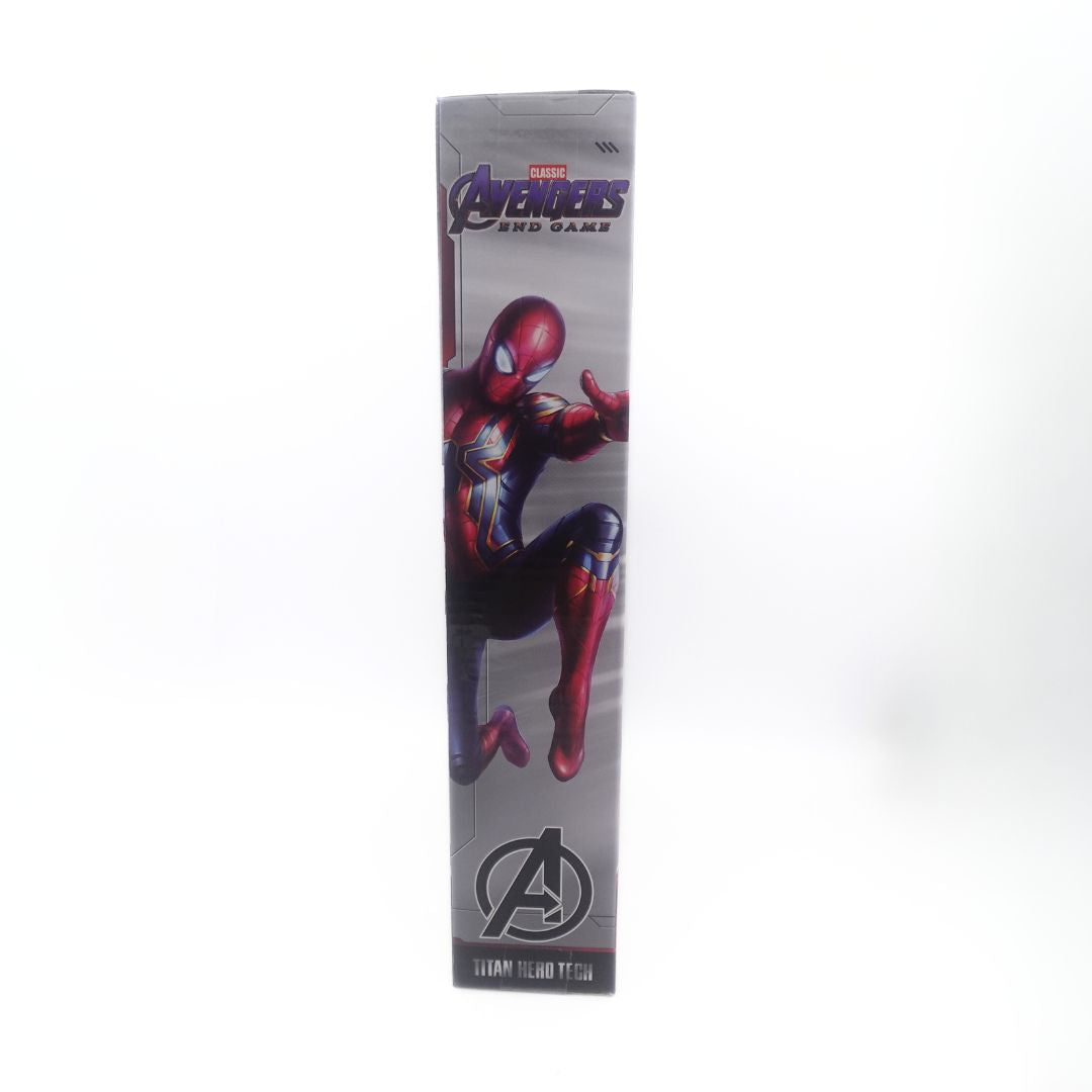 Side of a Spiderman Avengers End Game box
