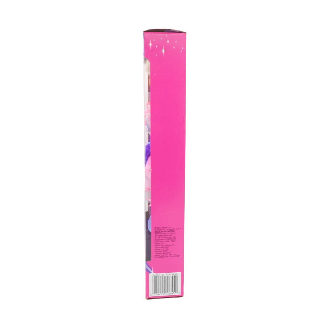 Pink product packaging with a colorful label on a white background