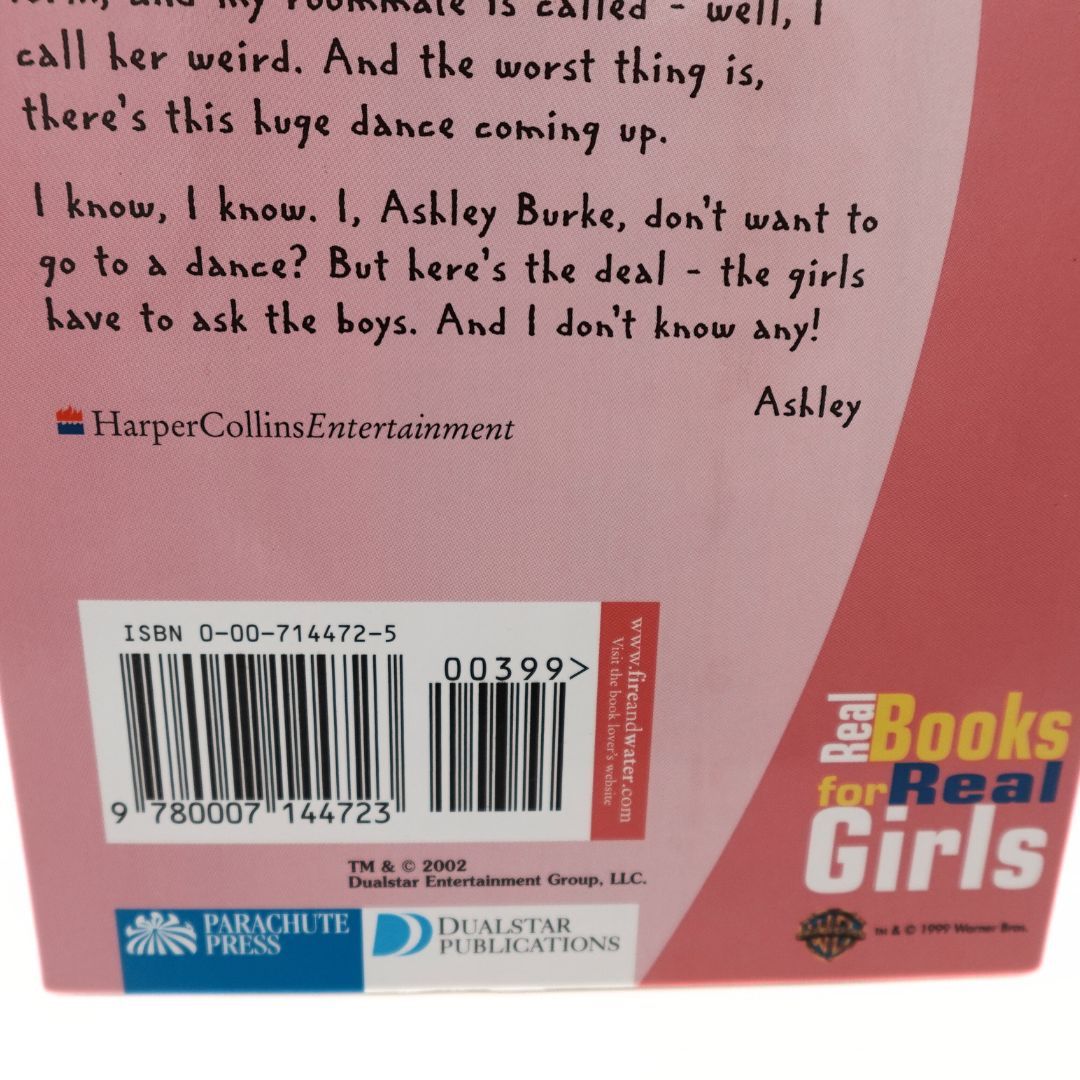 Barcode and ISBN of the Y2K Mary Kate and Ashely Calling all Boys paperback