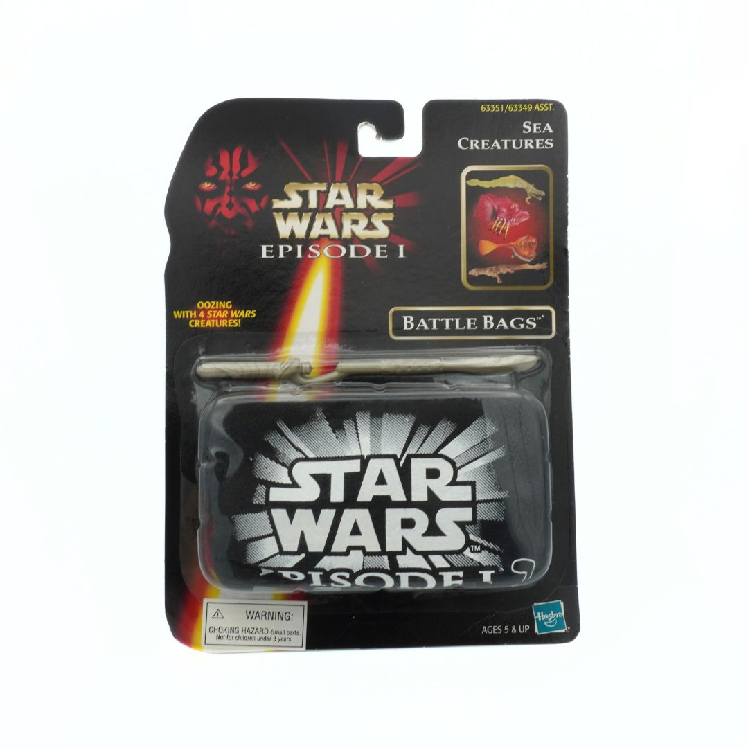 Star Wars Episode I Battle Bags packaging on a white background