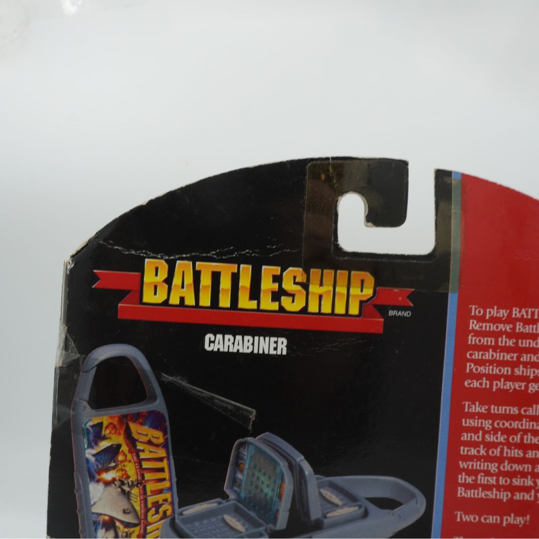 Battleship carabiner packaging on a white background