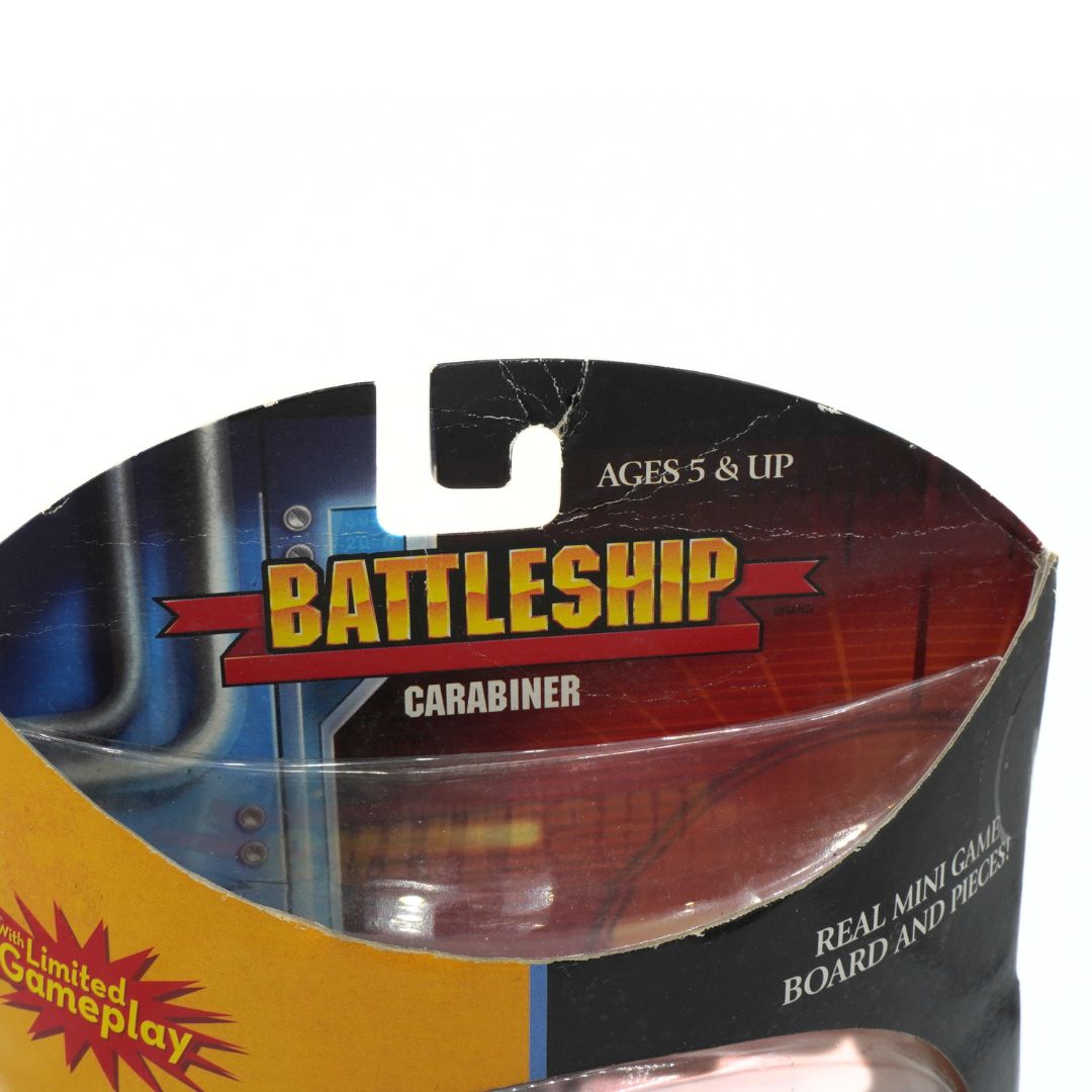 Battleship carabiner packaging on a white background
