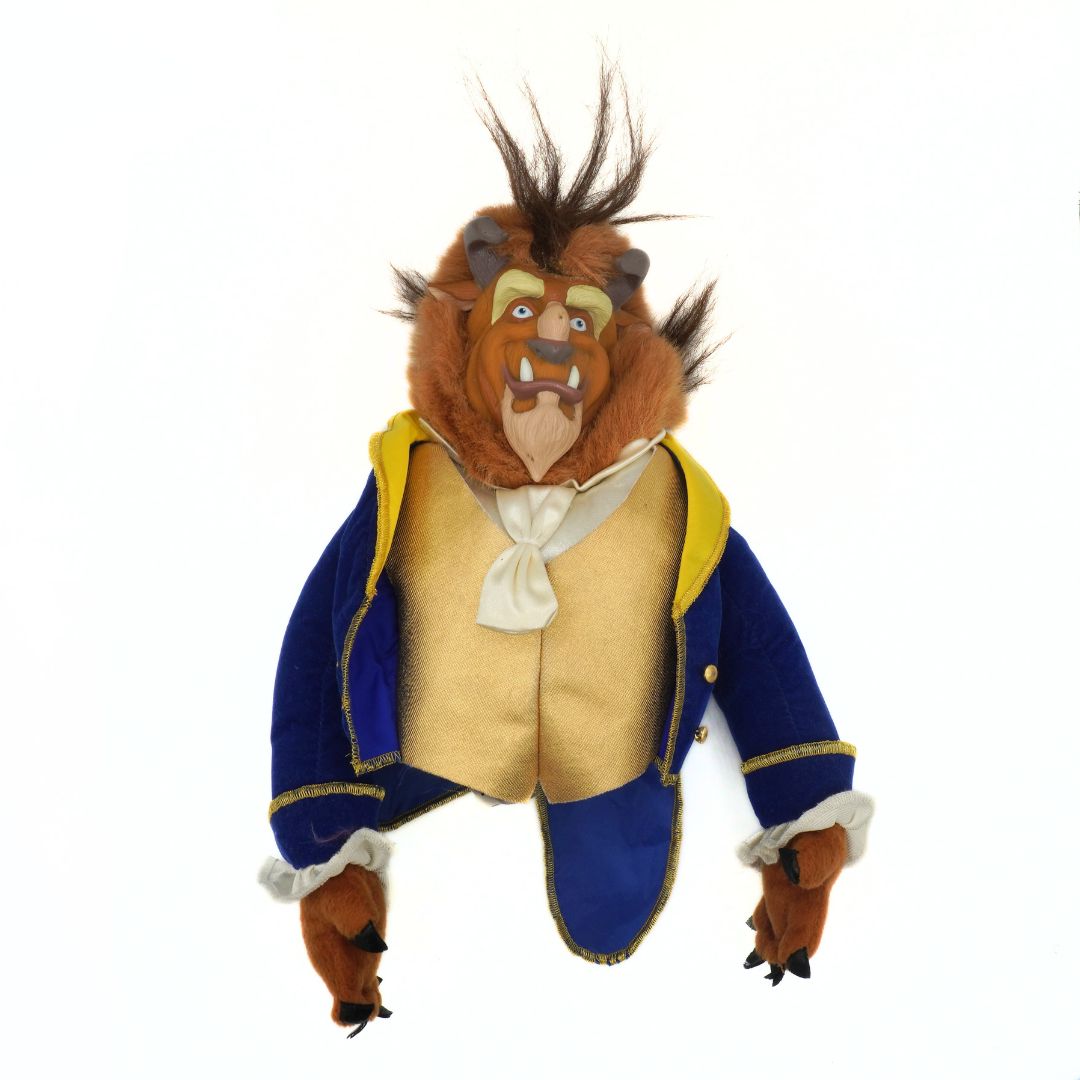 Plush toy of a character from a animated movie on a white background