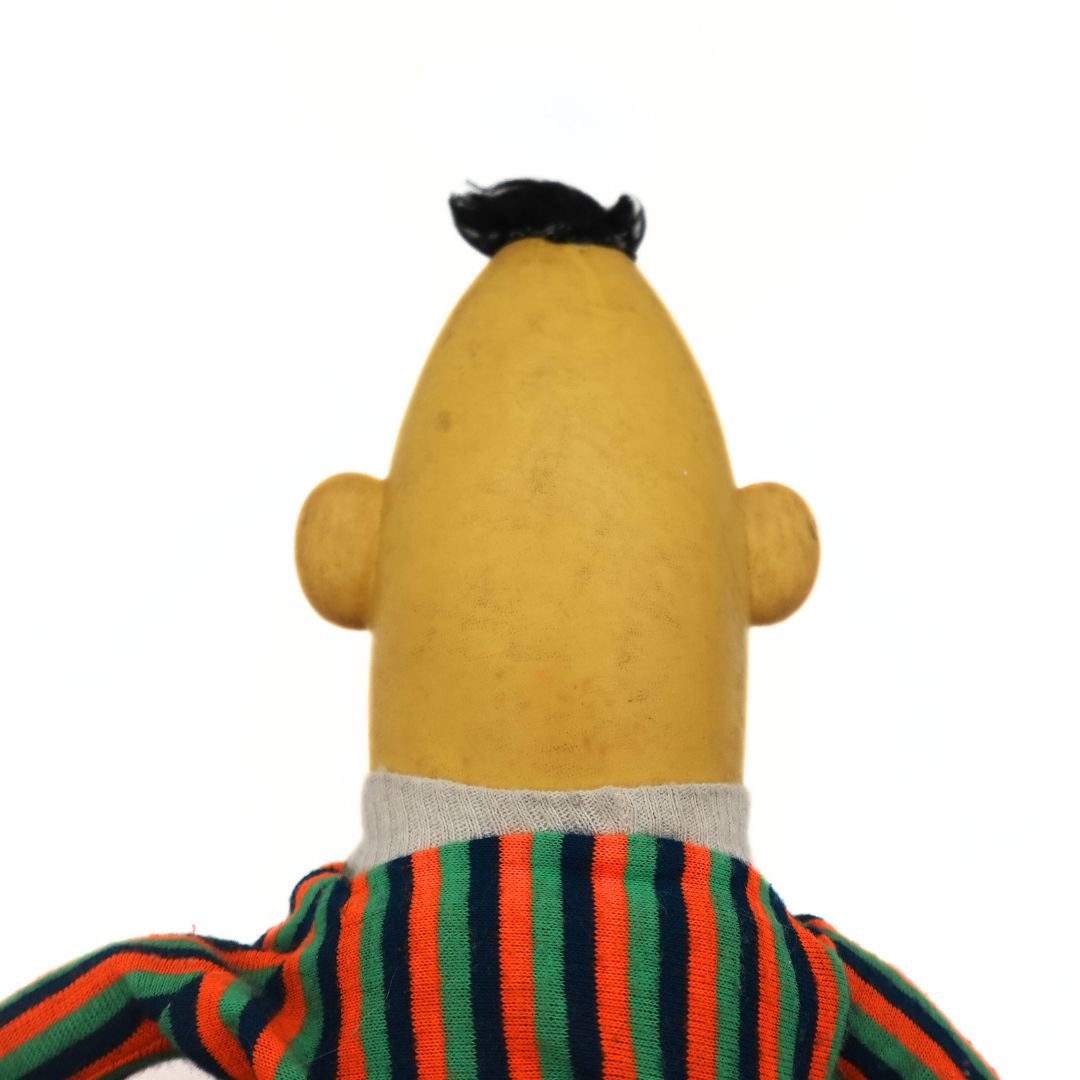 Back of a 1970's Sesame Street Bert Puppets head